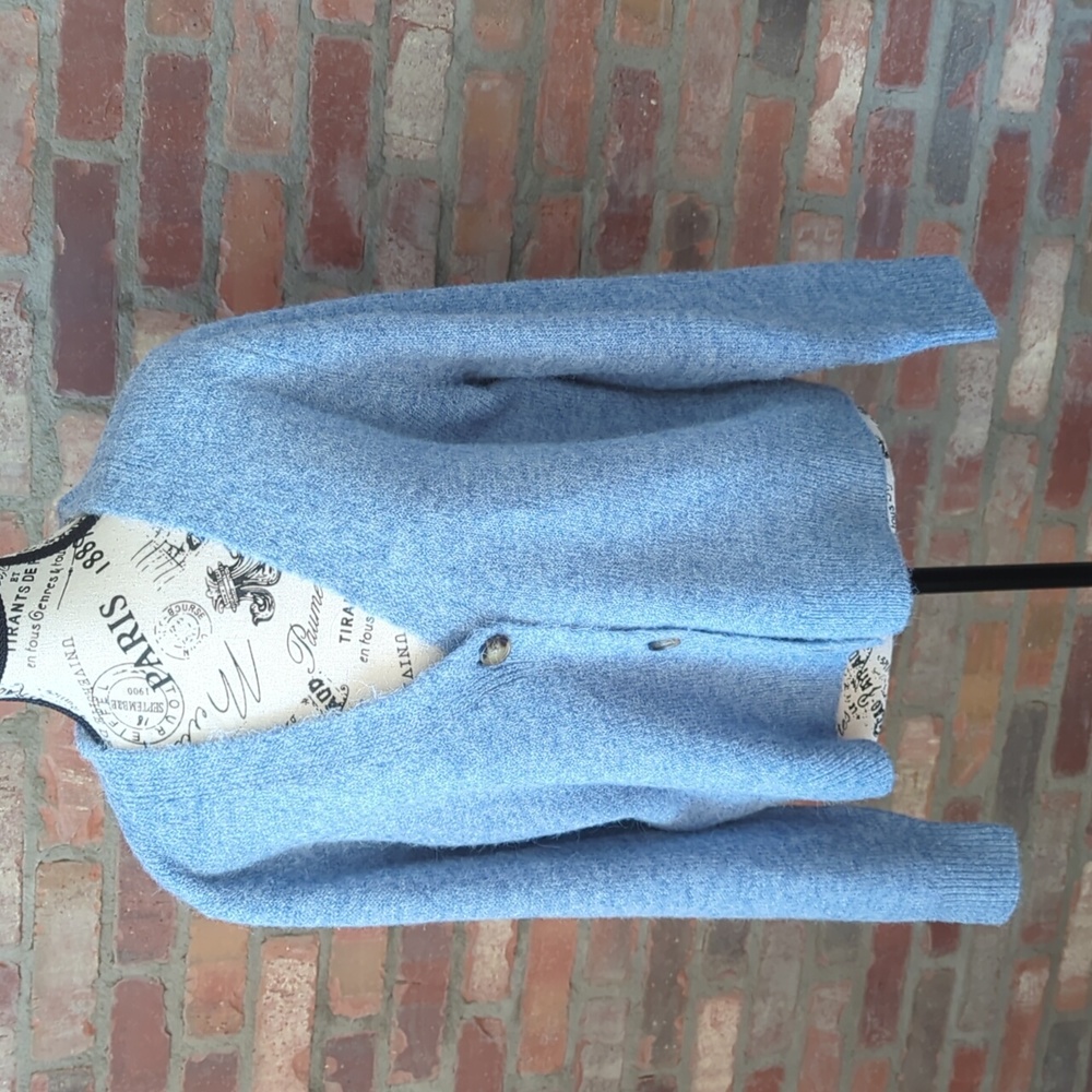 Joe Fresh Light Blue V-Neck Button Cardigan